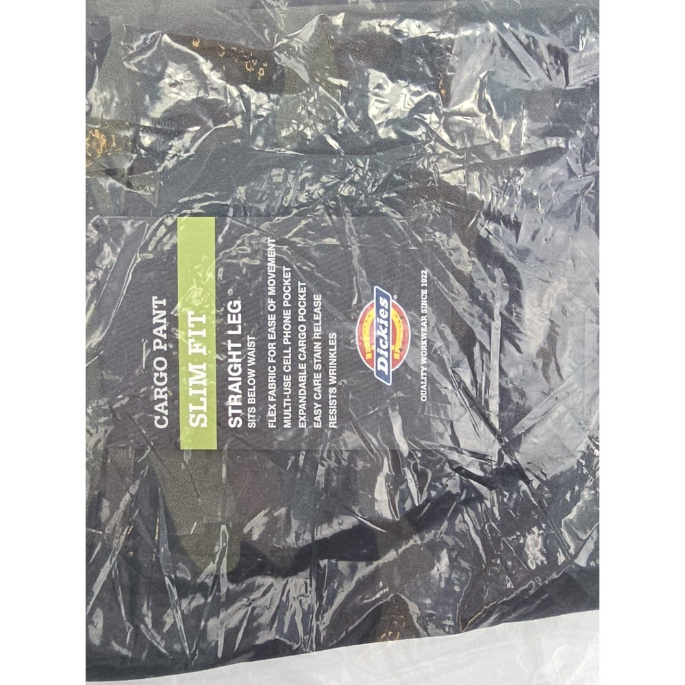 NWT Dickies Men's Cargo Camo Pants - Slim Fit Straight Leg (36x32) Flex Fabric - Picture 9 of 13